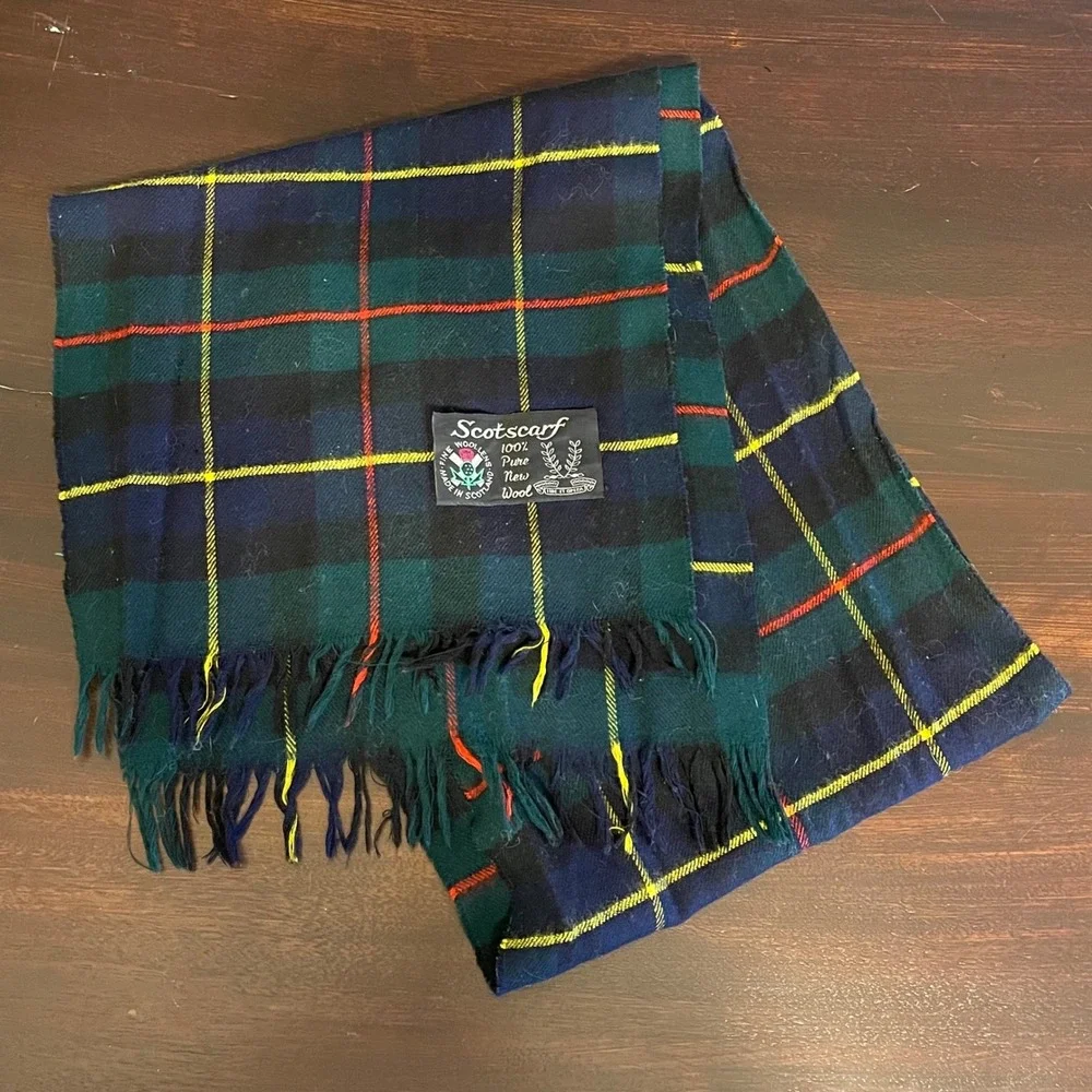 Scotscarf 100% Pure‎ New Wool Tartan Plaid Scarf Made in Scotland